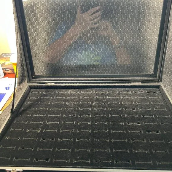 2 Leather Ring Holders for Travel with Latches - Picture 1 of 2